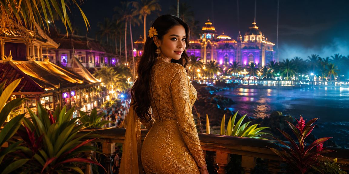 Kebaya-style casino entertainment in Kota Bharu, Malaysia